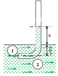 Pitot tube for discharge measurement